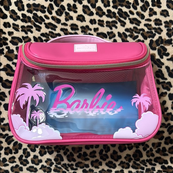 Barbie Handbags - BARBIE 💕 Beauty Tote Travel Bag Pink Zipper Beach Impressions Beach Palm Ocean